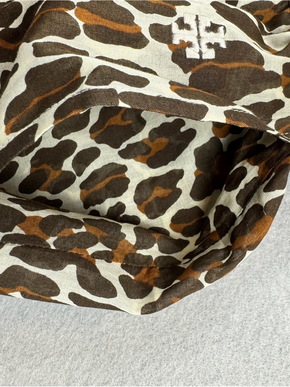 TORY BURCH Women’s Leopard Print 100% Cotton Beach Pants Size Small NWT $298 - Picture 6 of 14